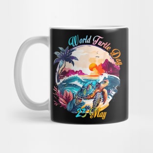 World Turtle Day Tortoise Lover Sea Turtle Oceans Beach Mug